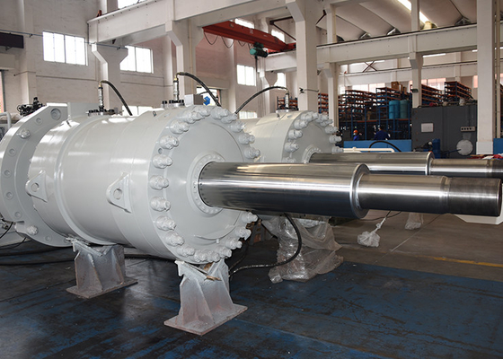 Cilindro hidráulico de la descarga del diámetro interior grande resistente para el equipo del transporte/de poder